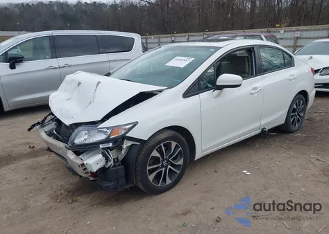 2014 Honda Civic Ex from USA, damaged, VIN 2HGFB2F85EH537643